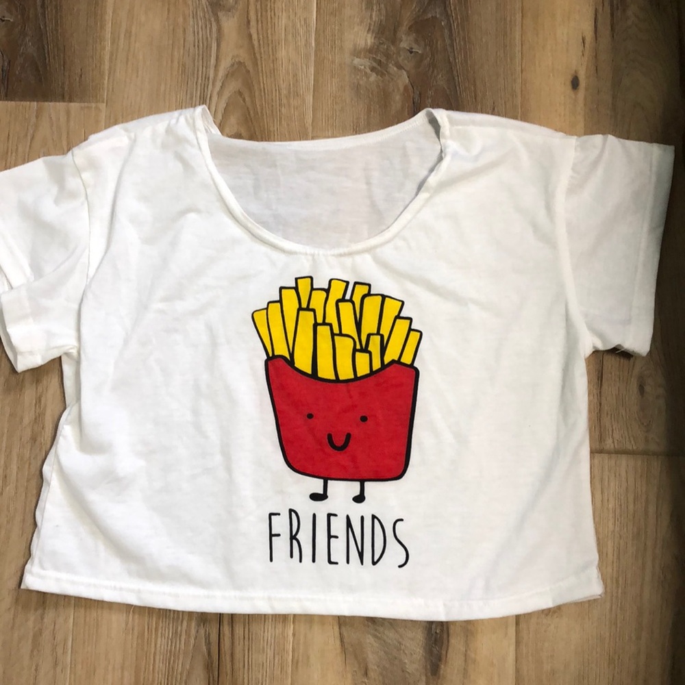 NWOT cropped tee